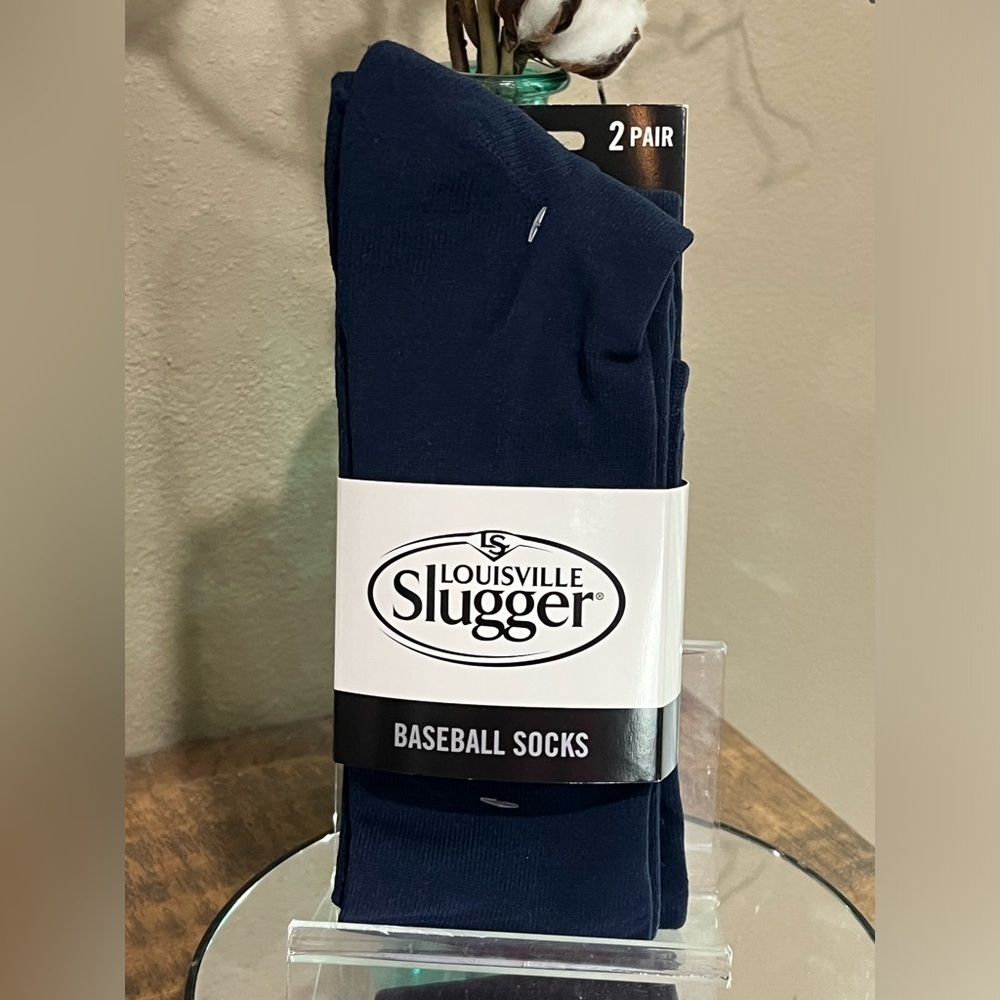 Louisville Slugger Youth Baseball Socks, 2 Pair, navy, new!